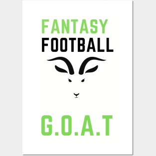 FANTASY FOOTBALL GOAT Posters and Art